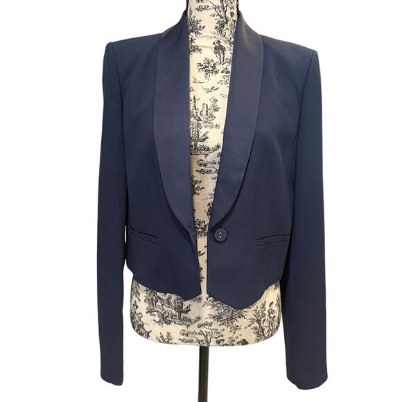 PATRIZIA PEPE Cropped Blazer Top - Size 46 - Picture 1 of 3